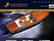 Tablet Screenshot of cherubiniyachts.com